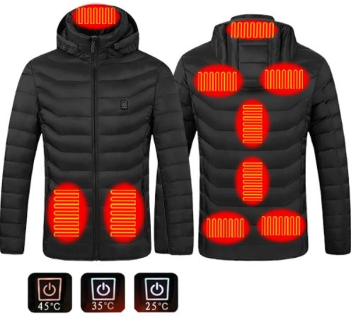 Elektrisch beheizbare Jacke